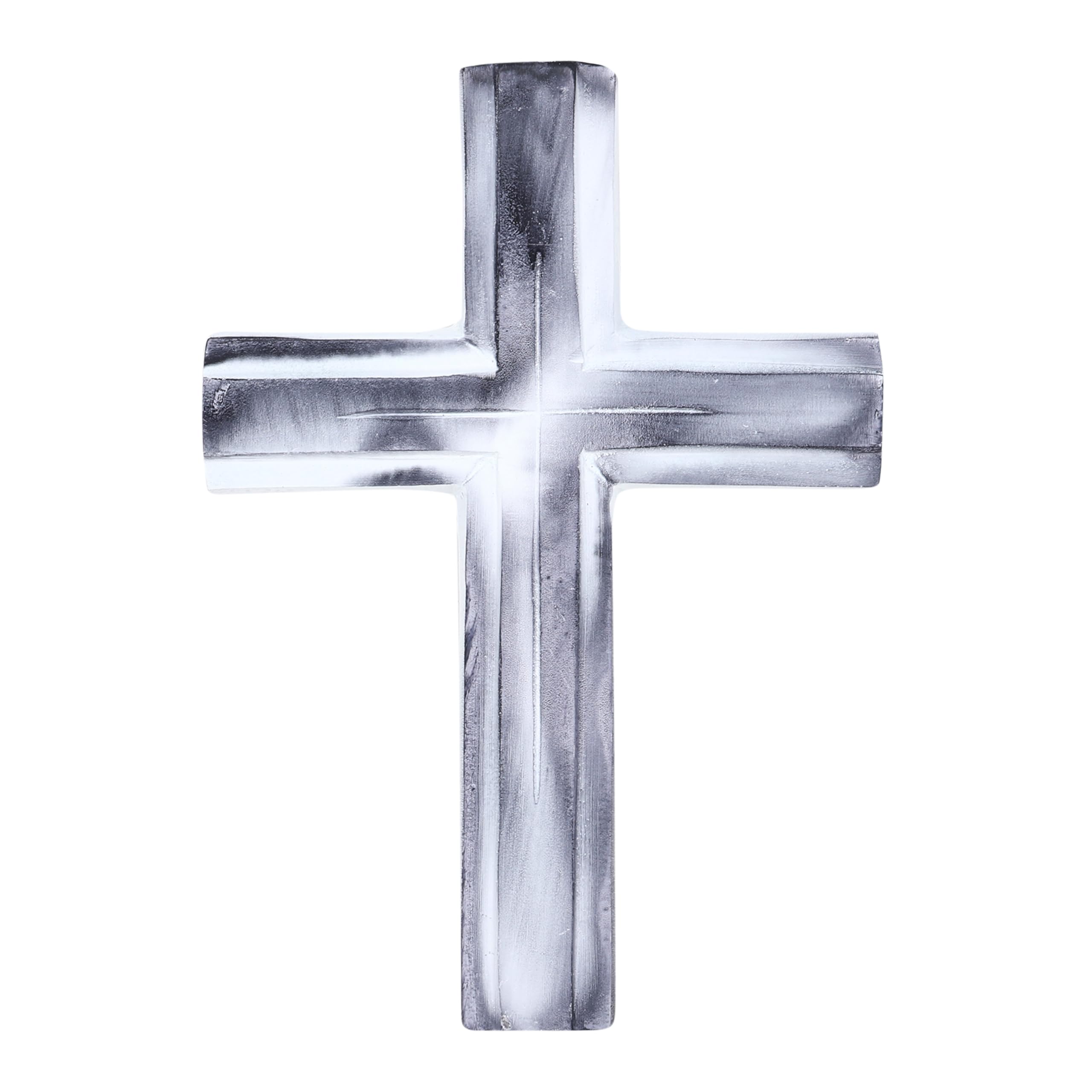 Castleore Wall Hanging Home Decor Religious Christian Crosses for Wall | Best for Home, Office and As Gift | Size L 9.5 W 6.6 Inch | (White Antique)