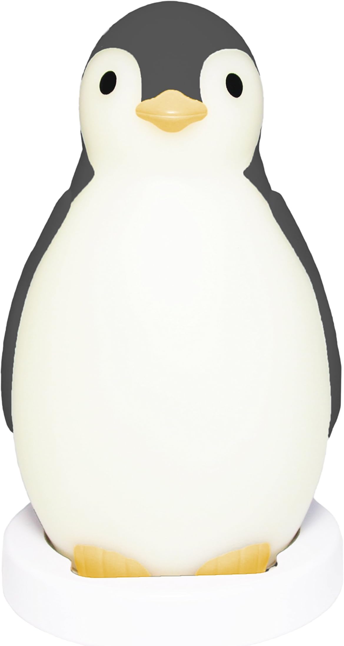 Night Light Sleep Trainer for Kids - Grey - Portable Wireless Bluetooth Speaker, Color Changing, Pam The Penguin by ZazuKids