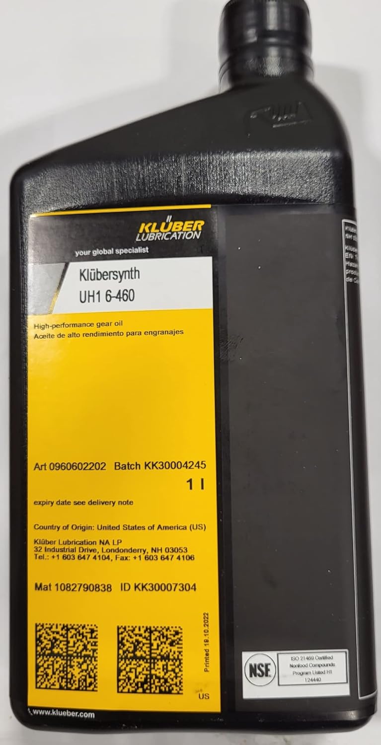 Kluber Lubrication Klubersynth UH1 6460 Aceite sintético
