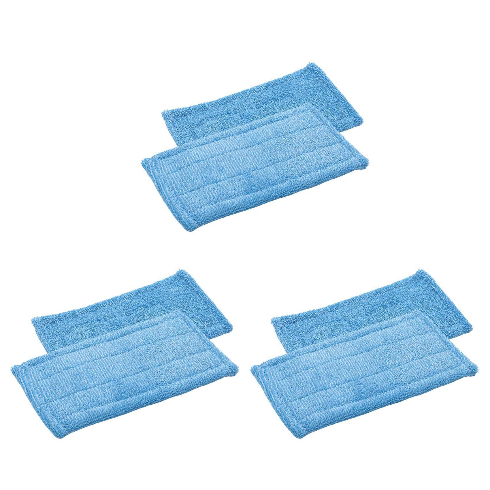 Vjsujehgy Replace Washable Mop Cloth for Sweeper Mop Reusable Mopping Pad Head Pads Rag Cleaning Accessories 6Pcs