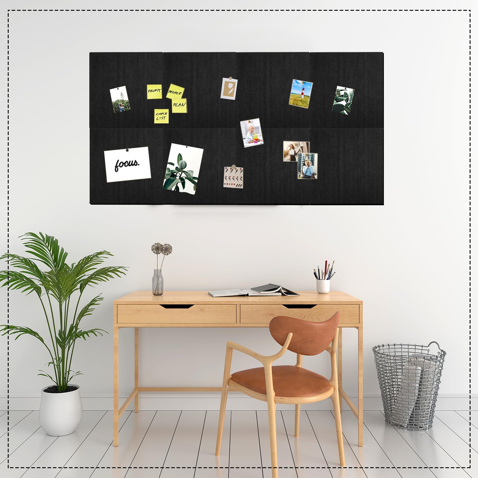 Dart Wandschutz 9 Stück Wandschutz Dartscheibe 30x30cm Dicke von 1,5 cm Dartboard Wandumrandung Selbstklebend Filz-Wandfliesen Kork-Dartboard-Rückseite Surround Wand Board