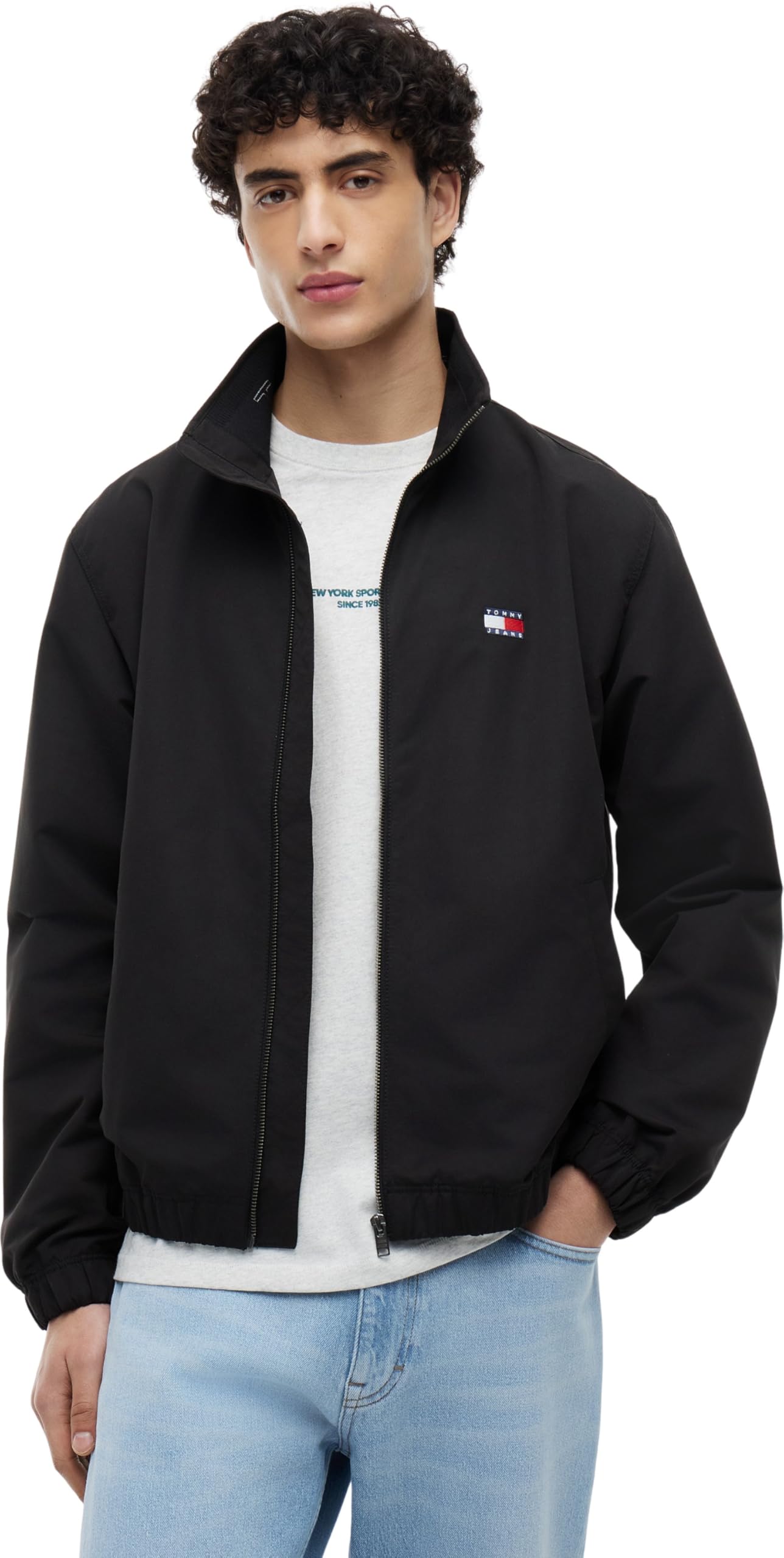 Tommy Jeans Men's Harrington Jacket - Black - L