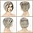 TISHINING Layered Short Blonde Bob Wigs for White Women Chin Length Ash Blonde Side Part Pixie Bob Wig Straight Hair Synthetic Natural Looking Daily Party Wig Inverted Bob Wig