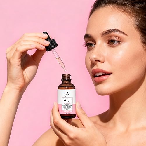 Miniatura 7 de Sapi Anito 8in1 Sensible, suero facial vitamina C, niacinamida, colágeno, ácido kójico, cúrcuma, vitamina E, ácido hialurónico, suero de retinol