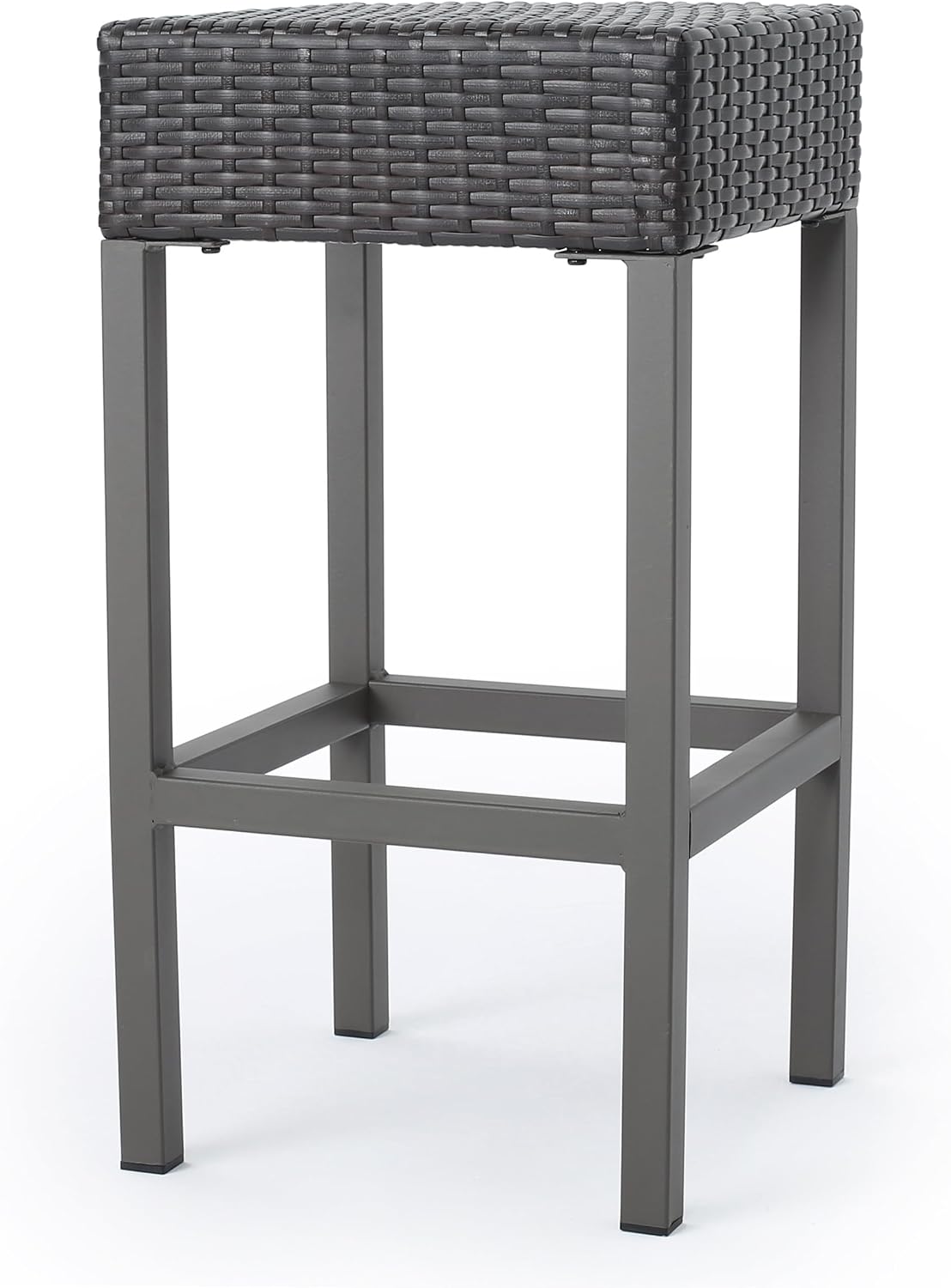 Christopher Knight Home Toranto Outdoor Wicker Bar Island Set, 3-Pcs Set, Multibrown