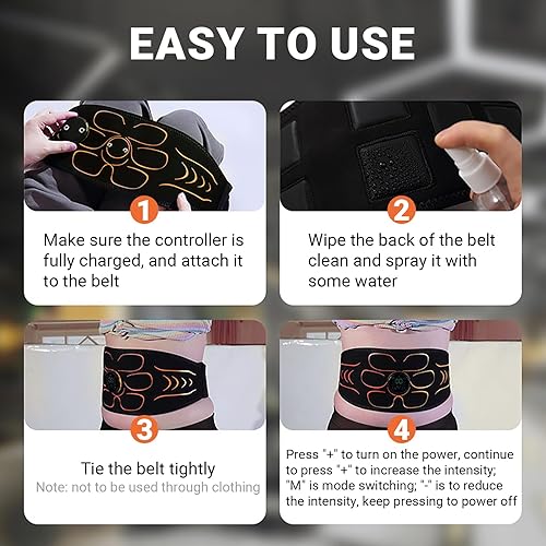 Miniatura 6 de Estimulador de abdominales, tóner muscular, máquina estimuladora de abdominales, equipo de entrenamiento para hombres y mujeres, abdominal, hogar,