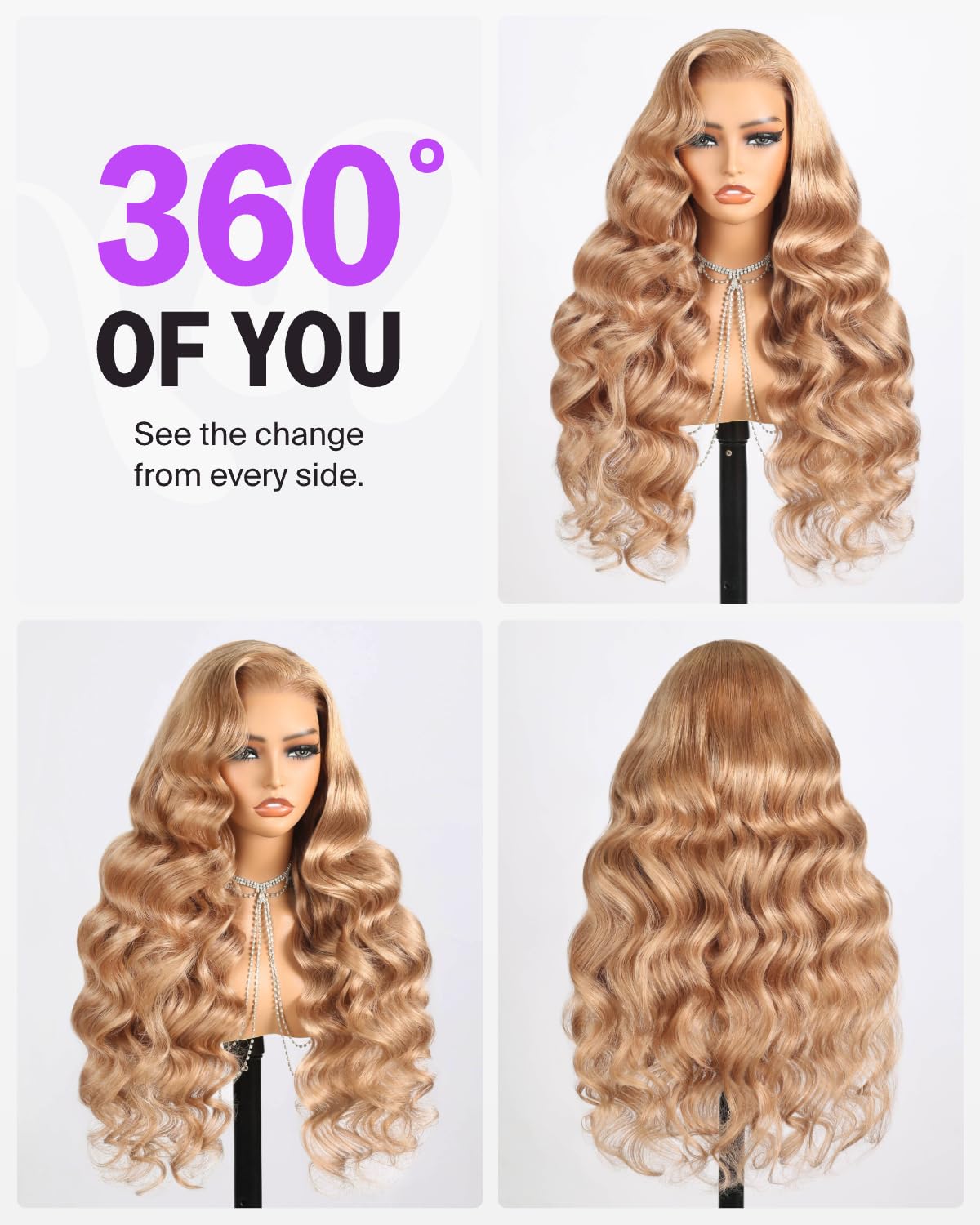 6x5 Wear and Go Glueless Wigs Human Hair Pre Plucked Pre Cut HD Lace Closure Body Wave Wig 220% Density Glueless Mike Tea Brown Wig 26 Inch
