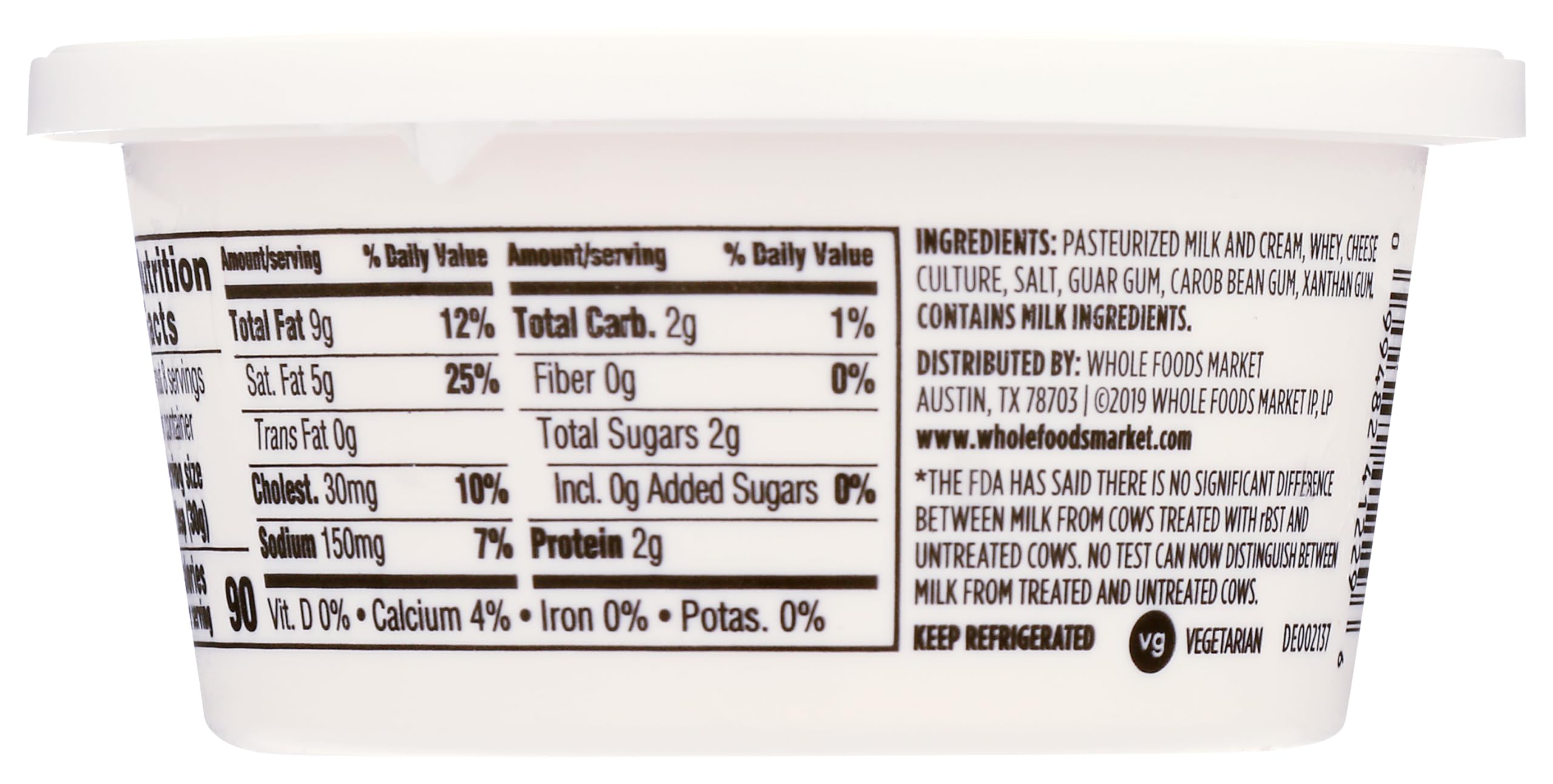 365 by Whole Foods Market Soft Cream Cheese 8 oz — view 2