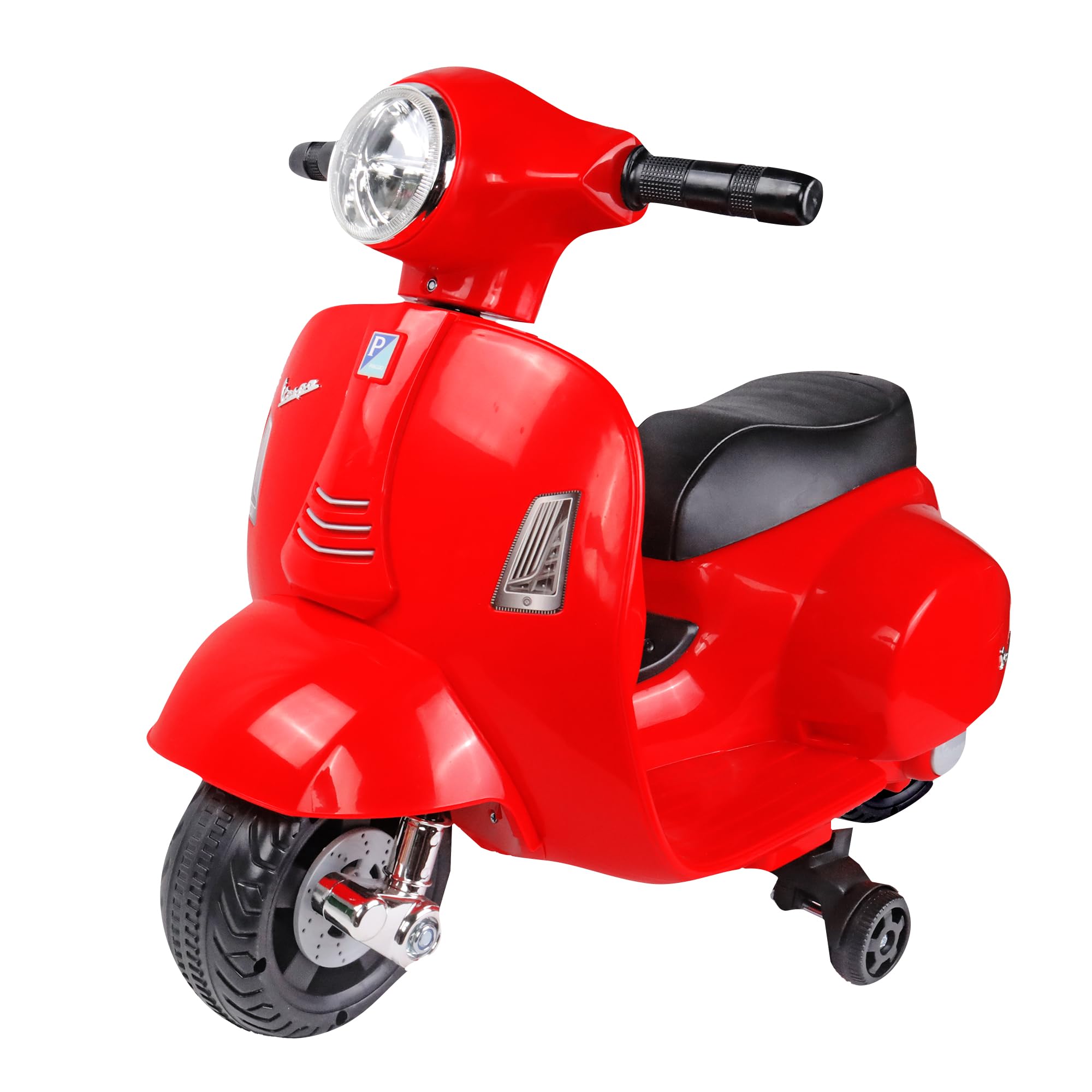 TURBO CHALLENGE - Vespa Gts - Elektryczny nosiciel - 119152 - Skuter - Czerwony - Gotowy do jazdy - Maksymalnie 25 kg - Plastik - Akumulatory do ładowania - Od 24 miesięcy.