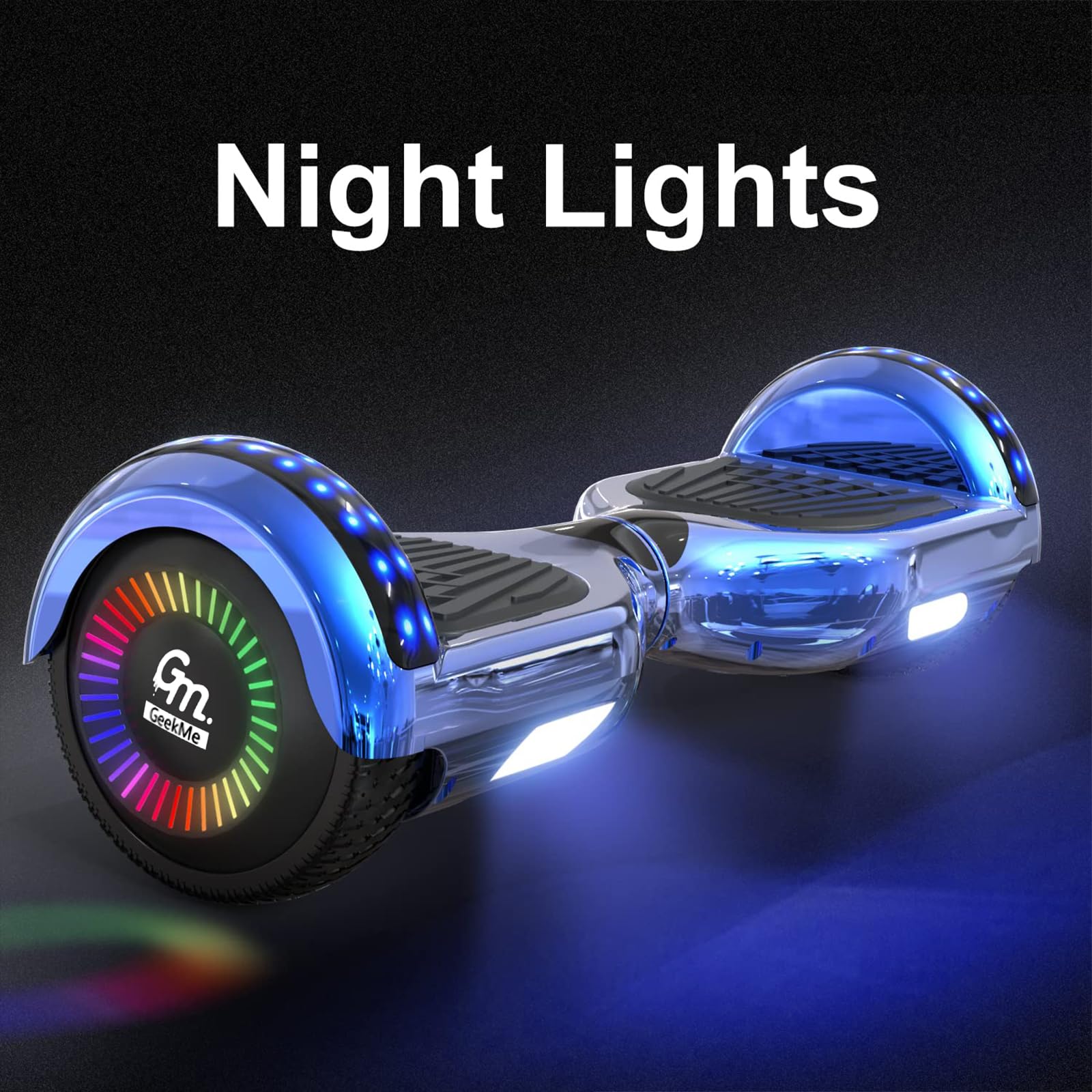 GeekMe Hoverboards,Hoverboards für Kinder,Hoverboards mit Bluetooth-Lautsprecher,Schöne LED-Leuchten,Geschenk für Kinder