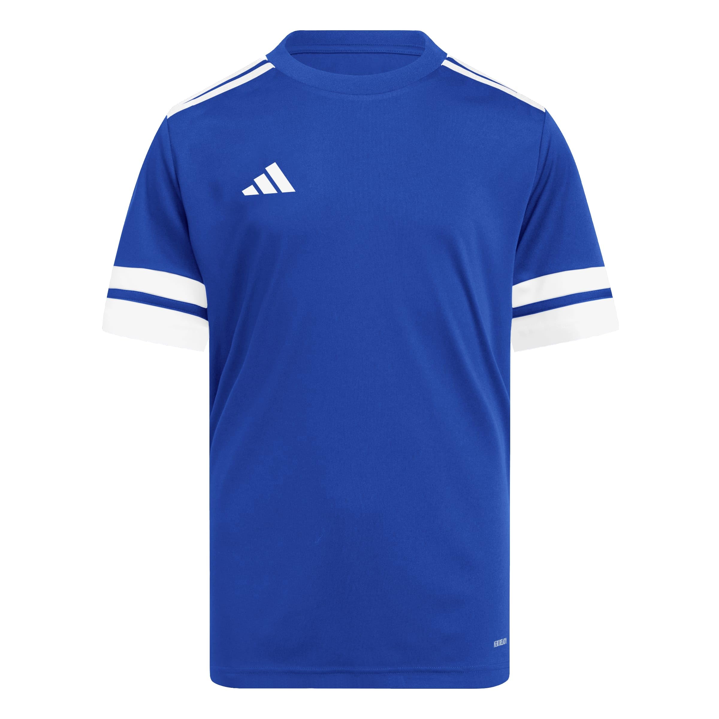 adidas Unisex Kids Squadra25 Jersey Short Sleeve Kids Shirt, Royal Blue/White, 5-6 Years