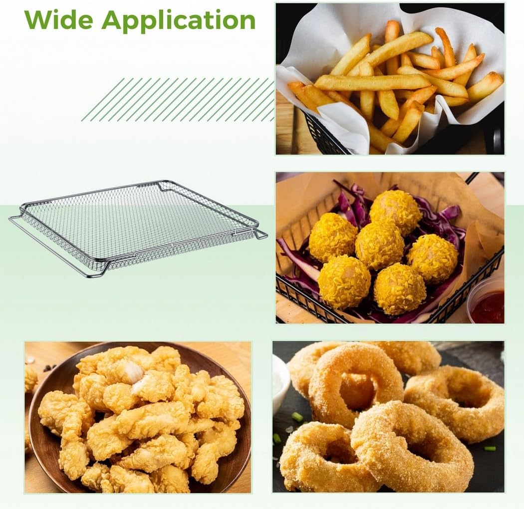 Mesh Air Fryer Basket, Stainless Steel Replacement For Foodi Dt251/Dt201, Cooking Accessory