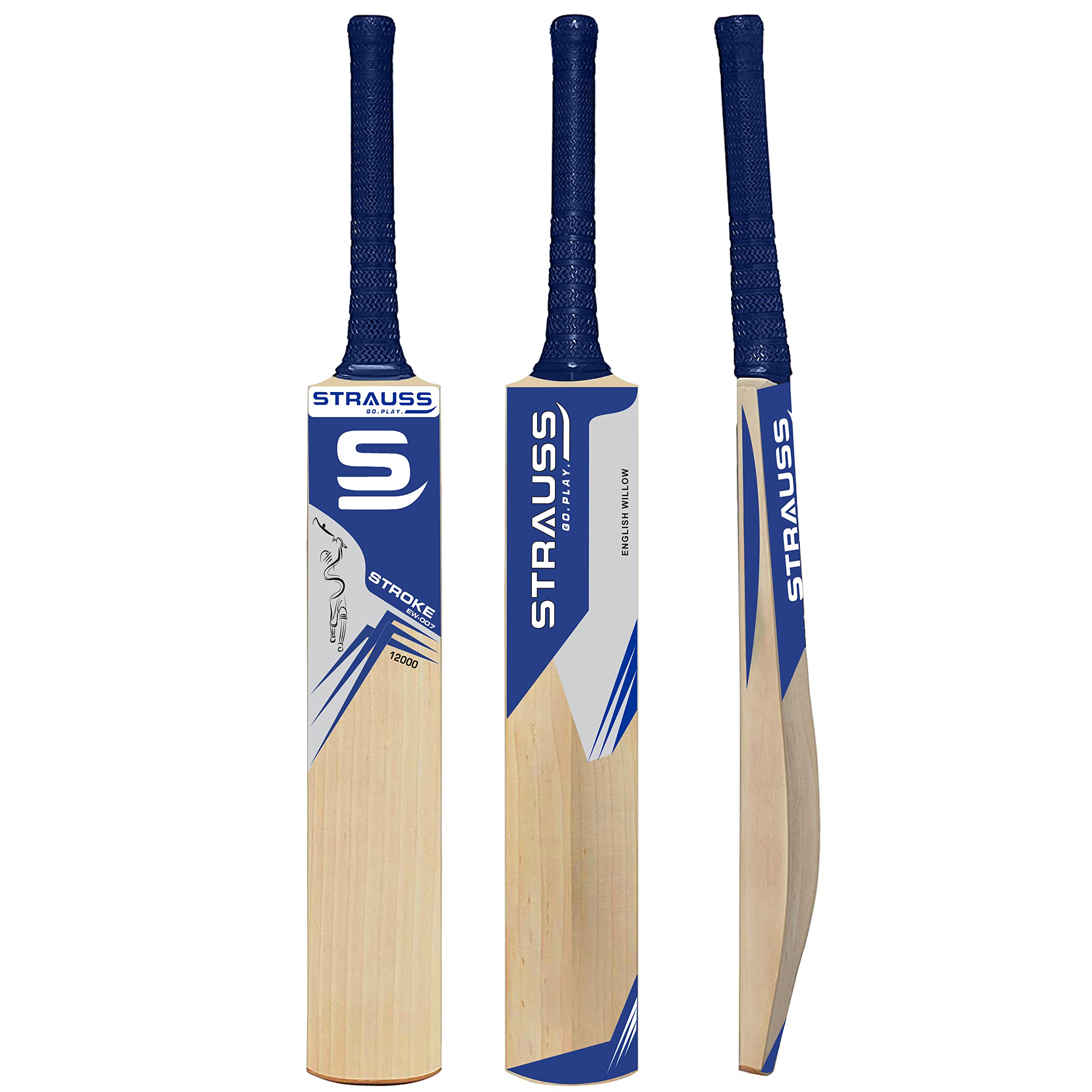 Strauss Cricket Bat | Edition: 12000 | English Willow | Size: Short Handle | Premium Leather Ball Cricket Bat (B08SKB7PSS) Amazon Price History, Amazon Price Tracker
