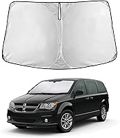 Vista 325 de EcoNour Parasol para parabrisas de camiones con bolsillo de almacenamiento Parasol reflectante de material 240T para protección contra rayos UV