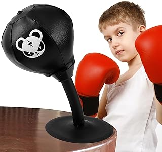 Desktop Punching Bag, Stand Alone Punching Bag, Stress Relief Punch Bags with Suction Cup, Heavy Duty Stress Relief Ball w...