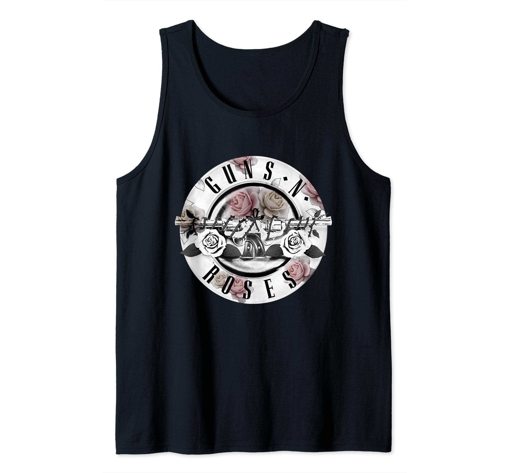 Guns N' RosesOfficial Floral Bullet Tank TopOEKO-TEX STANDARD 100