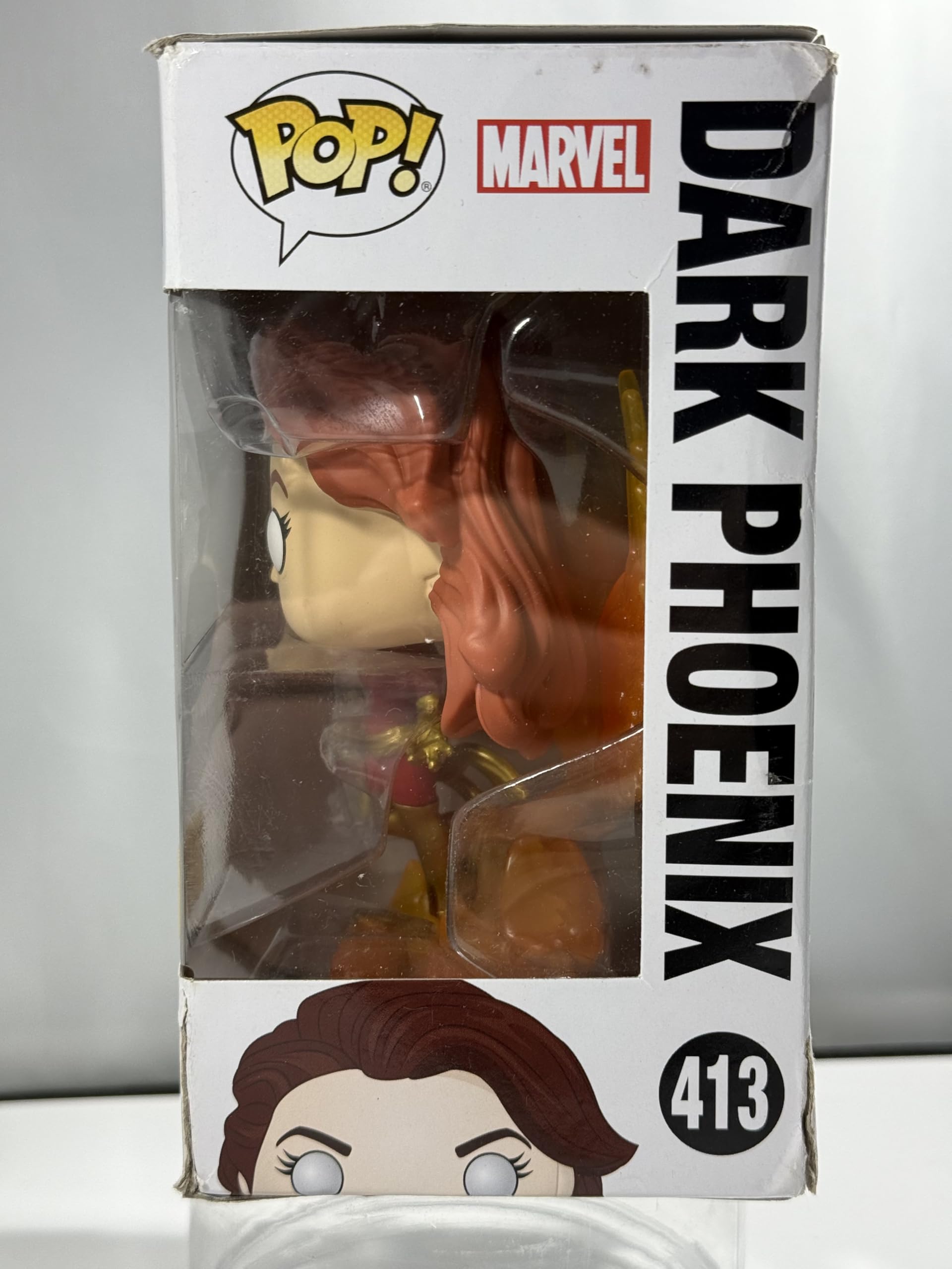 Funko Pop! X-Men 413 Dark Phoenix with Flames, Red, Yellow - Image 2