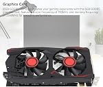 6GB GDDR5 Graphics Card Video GPU 192BIT Core 783MHz 1566MHz Memory Efficient Quiet Cooling PCI Express 2.0 with HD Multimedia DVI VGA for Gaming PC Work Movies