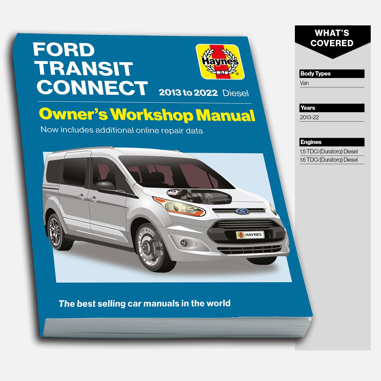 Ford Transit Connect 2013-2022 Diesel: Owners Workshop Manual - Now includes additional online repair data