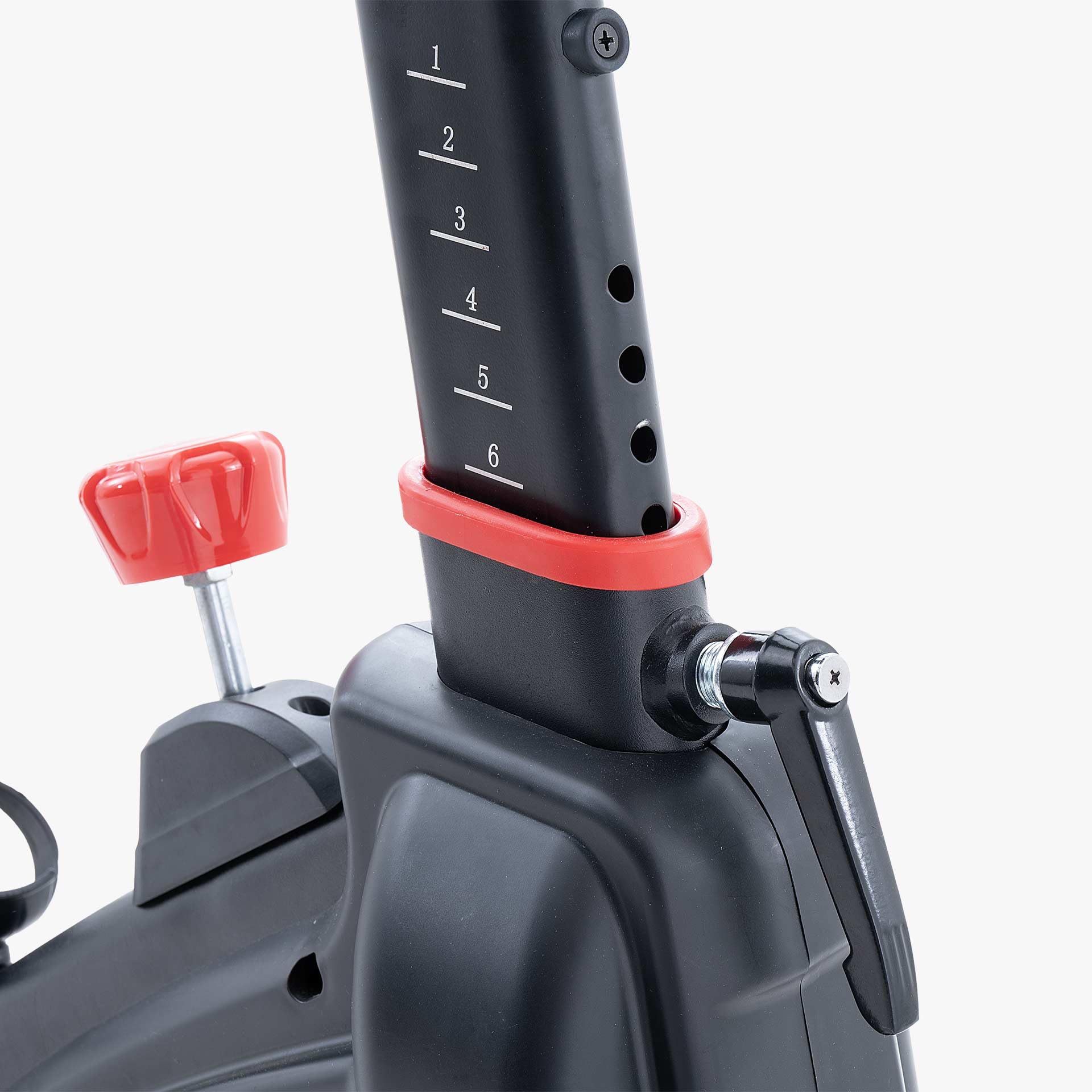 JK Fitness【Indoor Bike JK 514 Spin Bike Magnetica】Cyclette da Spinning [Volano 18 kg] Resistenza Manuale, Display LCD, Sella/Manubrio Regolabili, Cinghia Silenziosa, Home Training