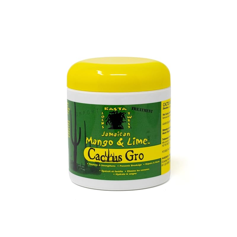 Jamaican Mango & Lime Cactus Gro Óleo para cabelos naturais, locs e twists – 170 g
