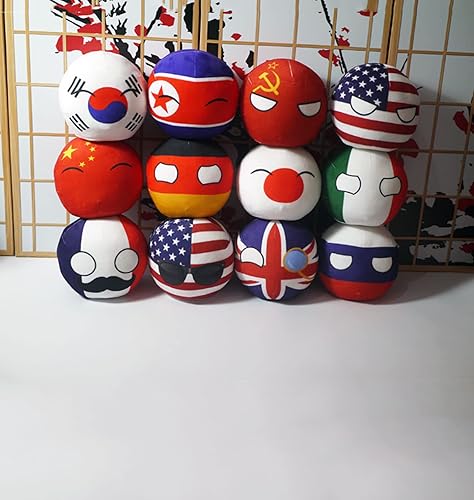 Miniatura 5 de Plushies Polandball - Juguete de peluche de 3.5 pulgadas, anime, cosplay, Countryball, mini cojín, llavero, decoración del hogar, Portugal