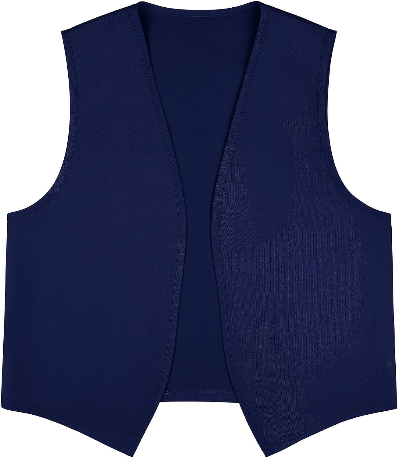 TopTie No Pocket Unisex Vest Victorian Waistcoat Peasant Vest Volunteer Work Vest