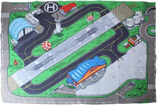 Miniatura 7 de Esterilla de juego grande con diseño de aeropuerto internacional, producto #HR2039.