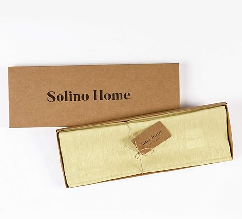 Miniatura 7 de Solino Home Manteles individuales de lino de 14 x 19 pulgadas, juego de 4 manteles individuales de tela de lino 100% puro para Acción de Gracias,