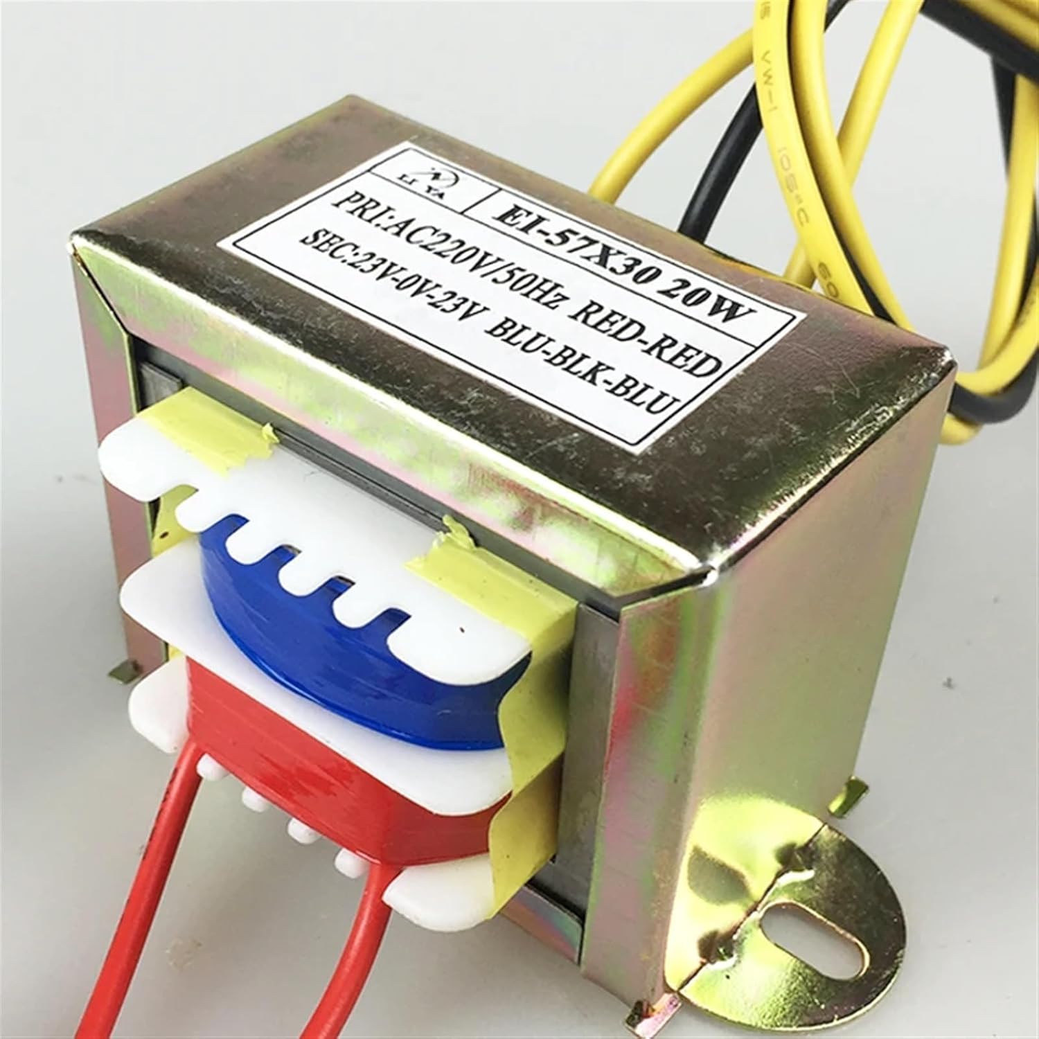20W Square 220V to Dual 12V15V18V24V32V Power Amplifier Pure Copper Power Supply(Dual Output 18V,110V)