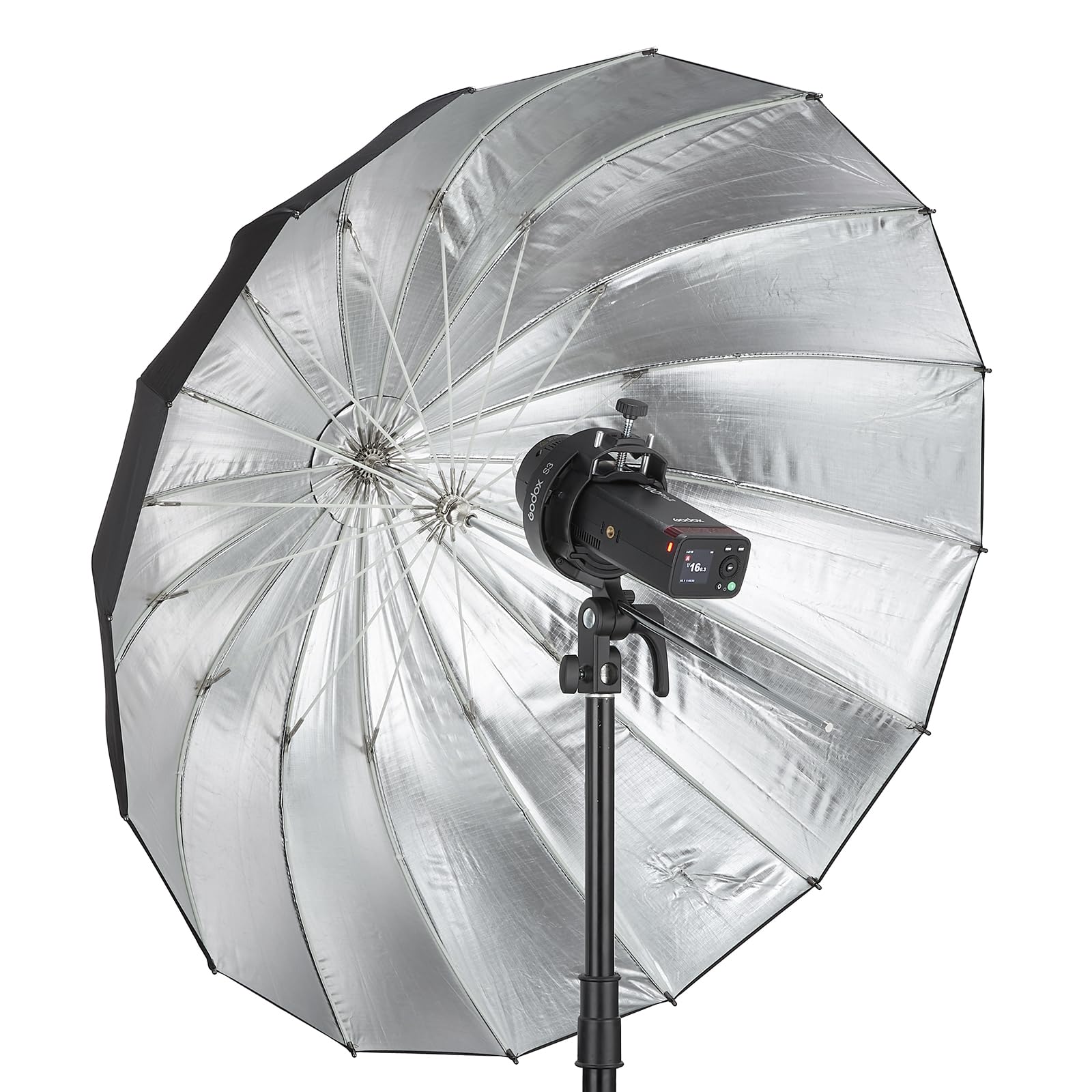 Godox S3 Bowen Mount S-Type Compacto y Ligero, Inclinación ±90°, Almohadilla para Godox AD200Pro II, AD300Pro II, para V1Pro /V100 /V860III / TT685II / V480 (Versión Actualizada de S2)
