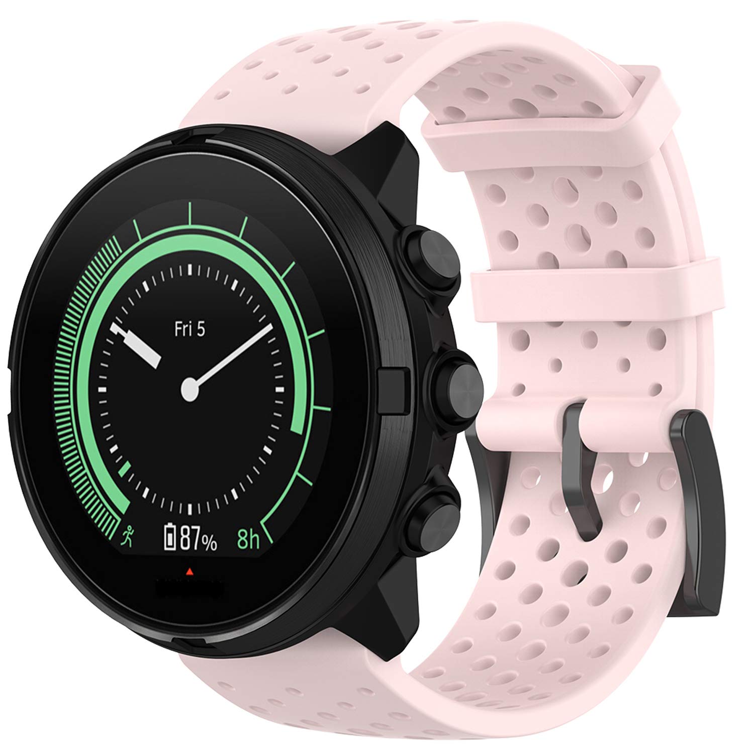 Fit for Suunto Spartan Sport Watch Bands, Suunto 9 Band, Sport Silicone Band Replacement Band Straps Wristbands Bracelet for Suunto Spartan sport wrist hr baro, Suunto D5