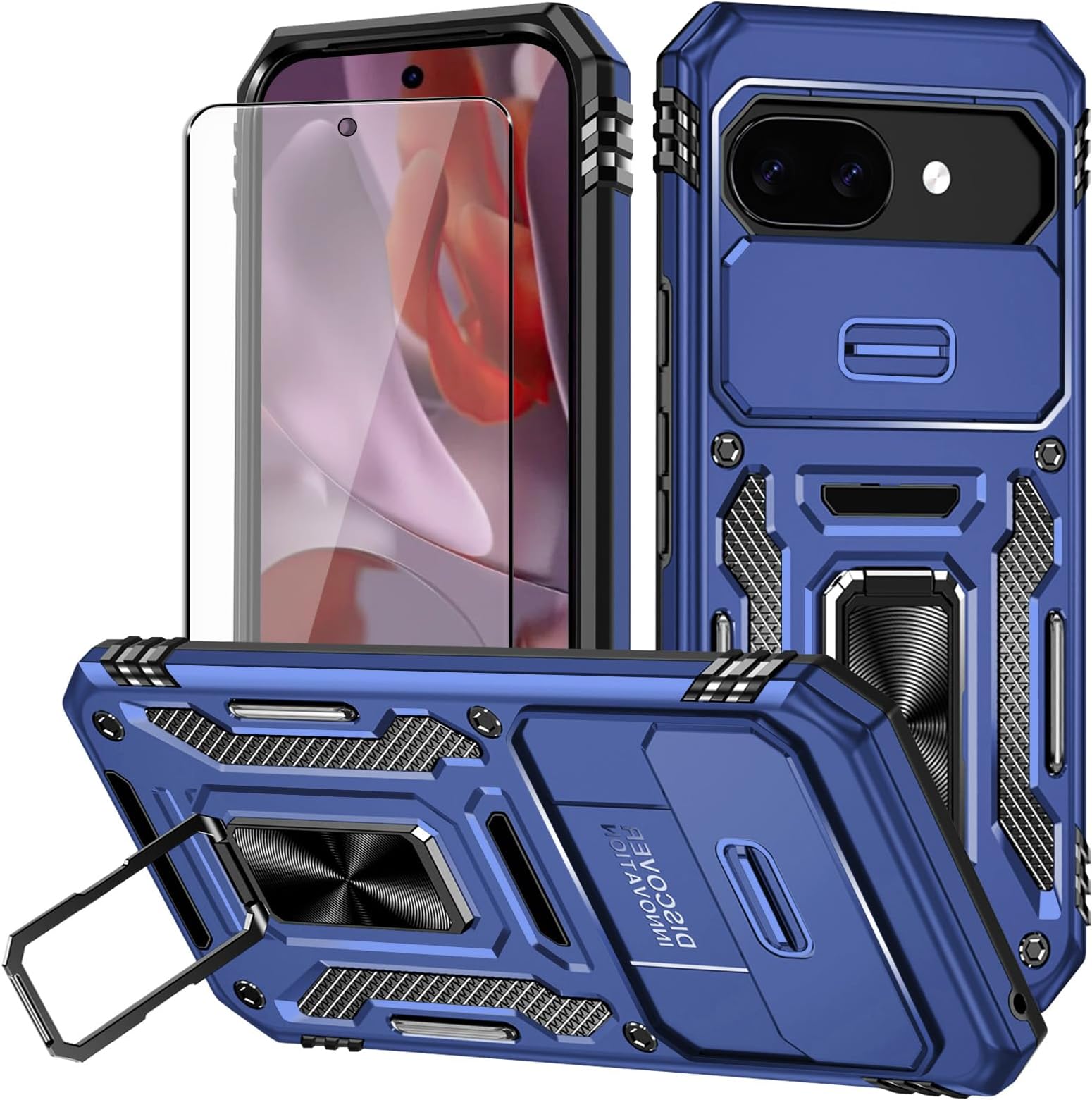 Amazon.com: for Google Pixel 9a Case with Screen Protector and with ...