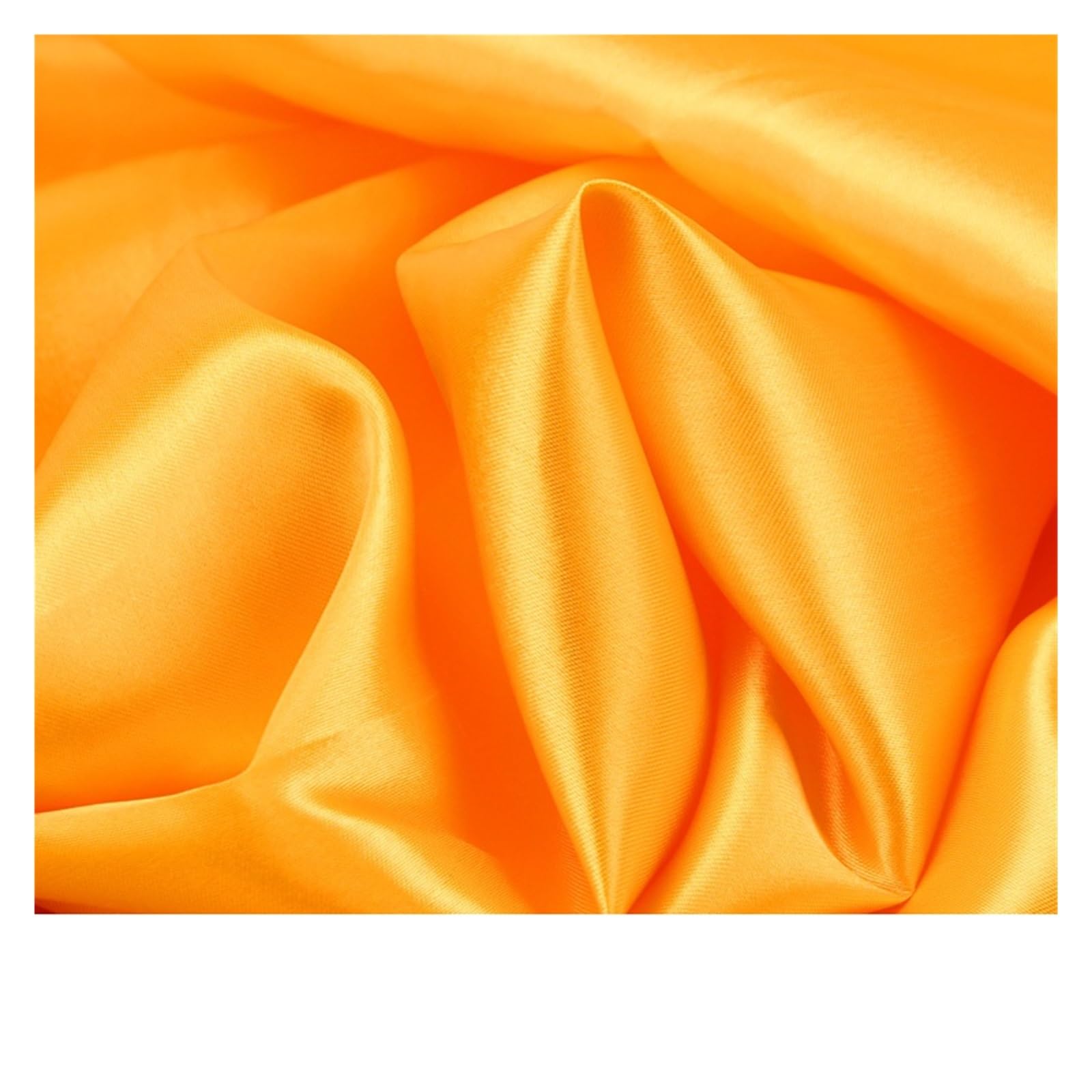Dqzrtueca Dark Golden Yellow Satin Silk Brocade Fabric Multicolor 150Cm X 50-100Cm For Sewing Dress Lining(,150 * 50Cm)