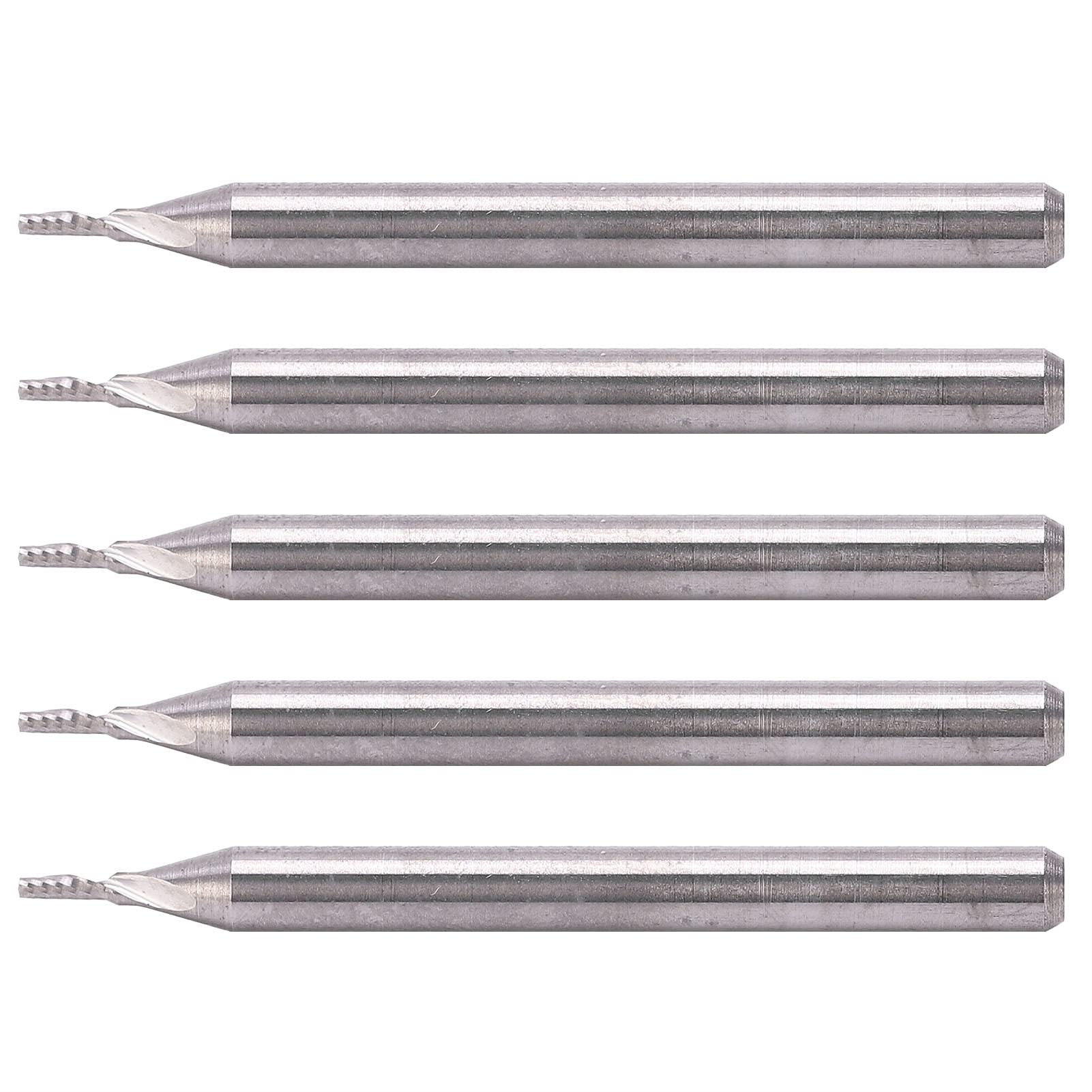 Frez Spiralny ze Stali Wolframowej, Szybkie Cięcie Rzeźba w Drewnie Zestaw Bitów Routera CNC dla Stolarzy trzpień 3,175 Mm
