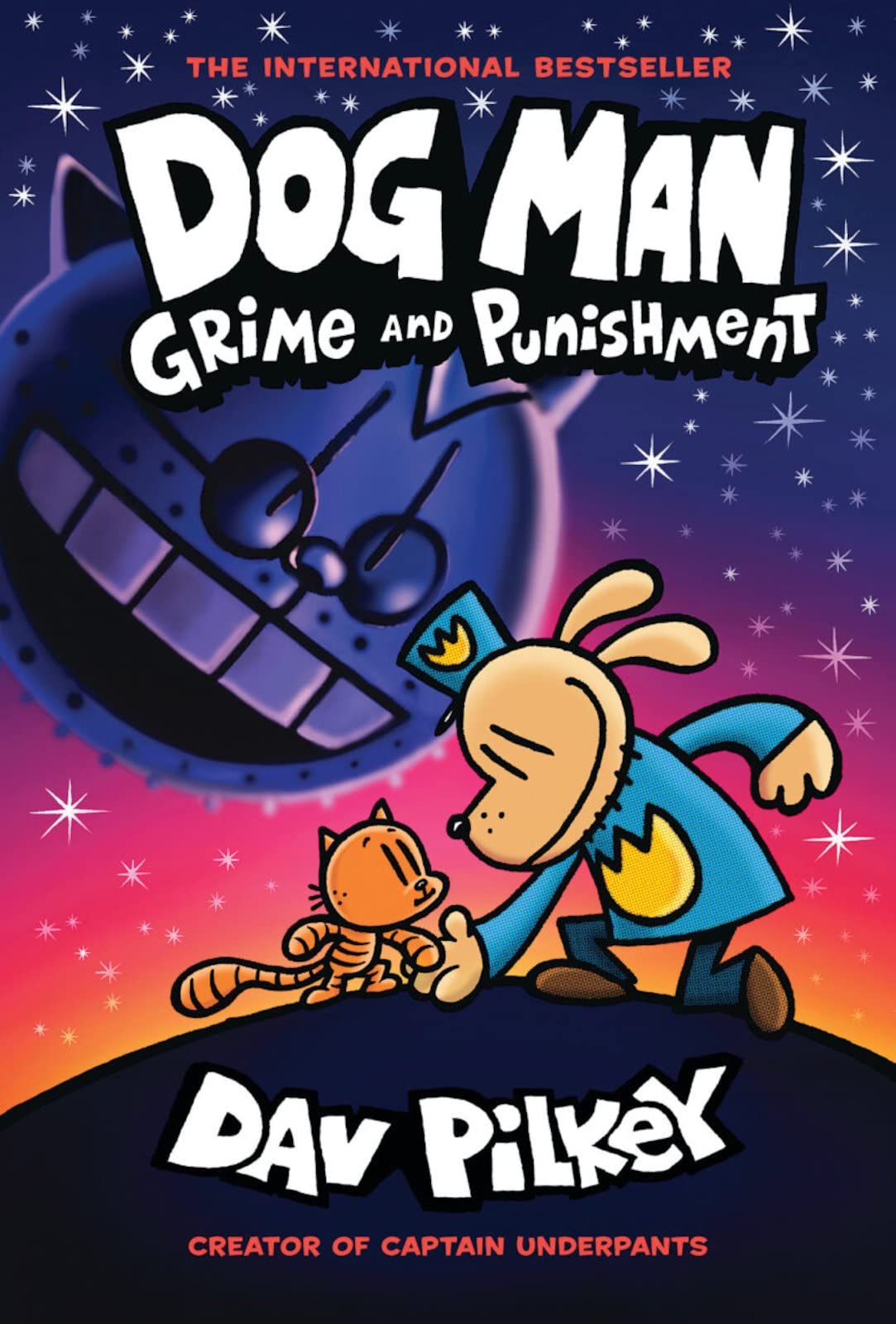 Dav Pilkey Dog Man 9: Grime & Punishment Hardback Book - English - 2020