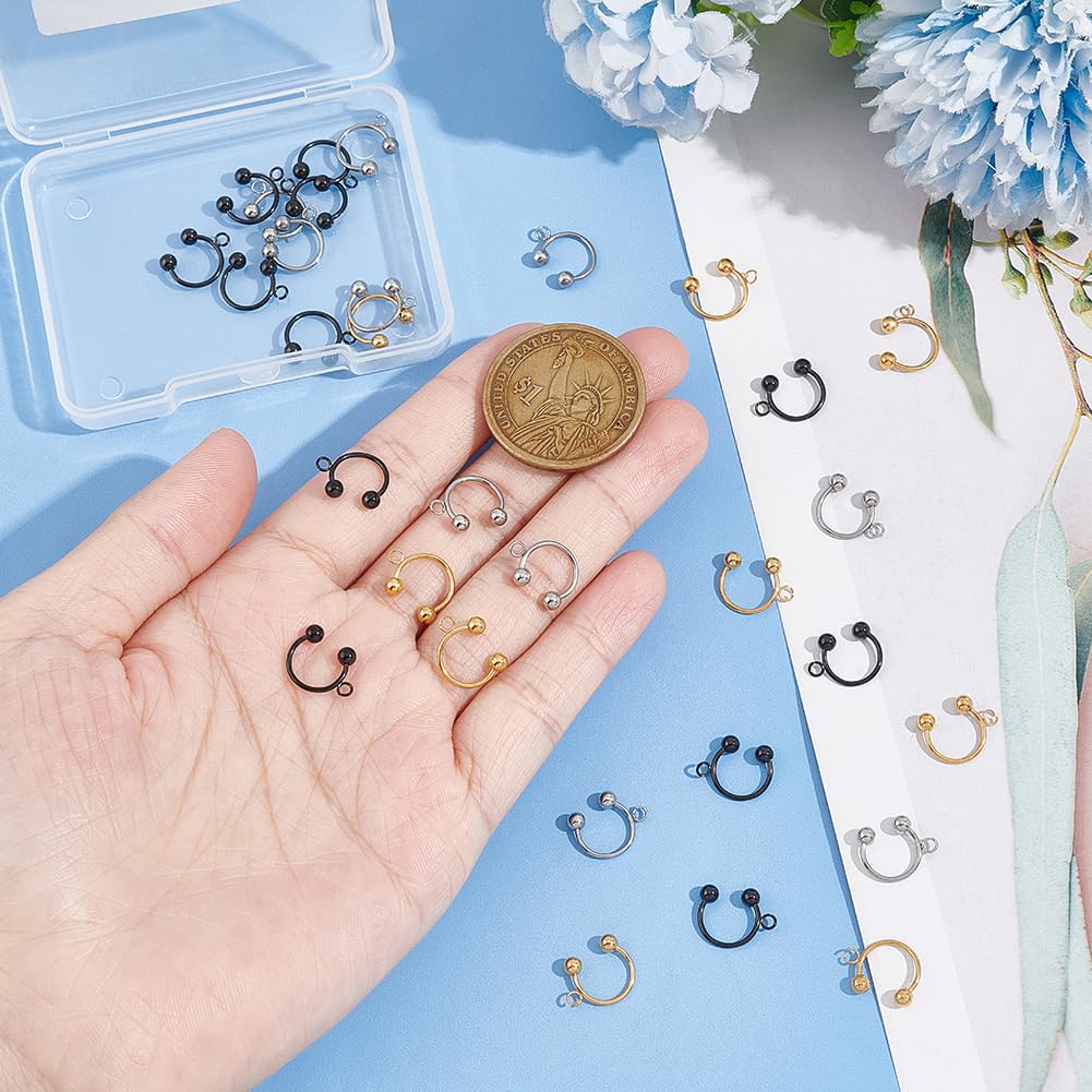 30PCS Ear Cuff Earrings For Women - No Piercing Ear Wrap Clips In Silver, Gold & Rose Gold