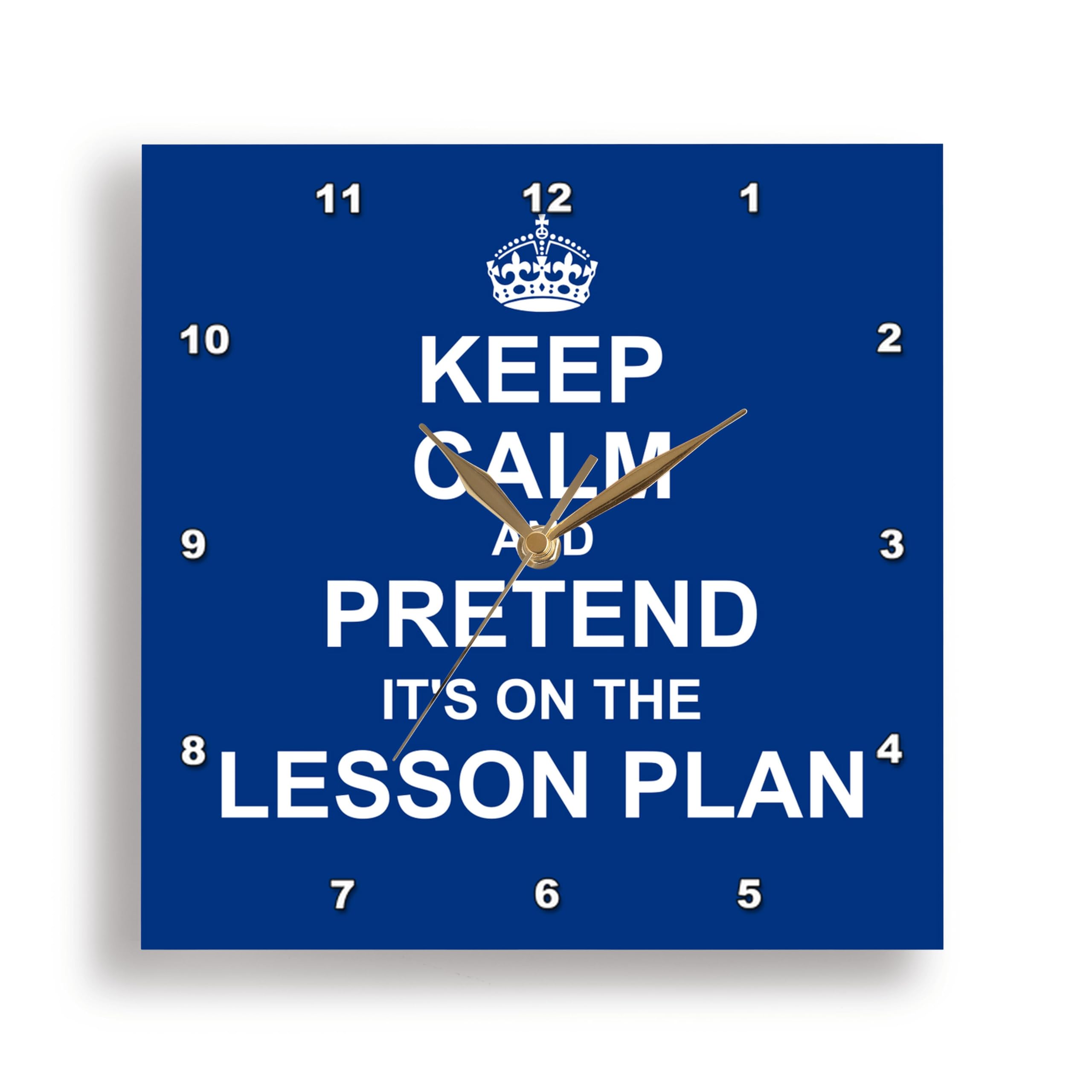 Horloge murale anti-stress pour garder le contrôle sur le plan de cours