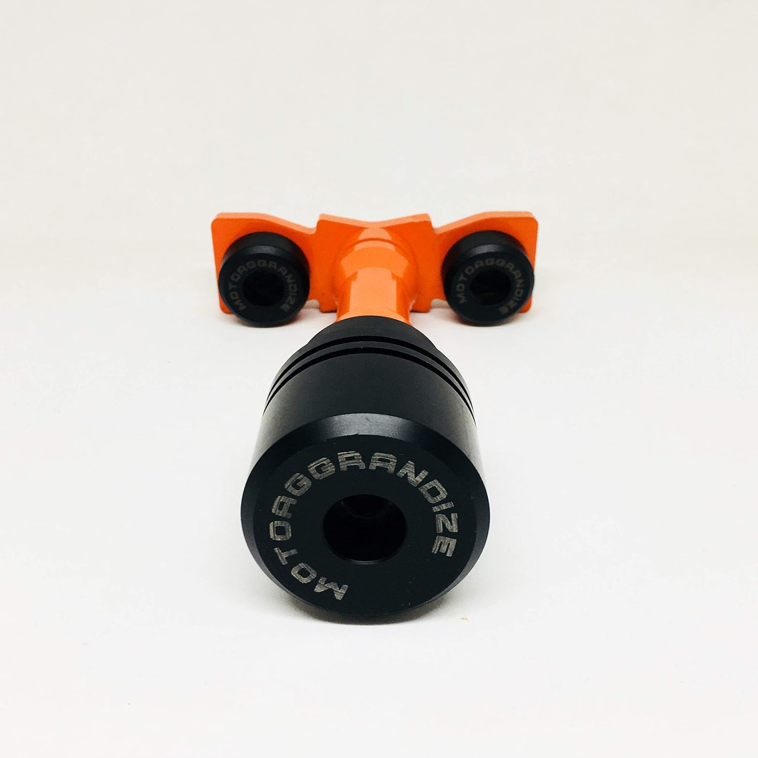 Motoaggrandize Frame Sliders | Crash Protectors for KTM Duke 125 | 200 | 250 | 390 [Gen 1 and Gen 2 only] | Colour: Orange | Black