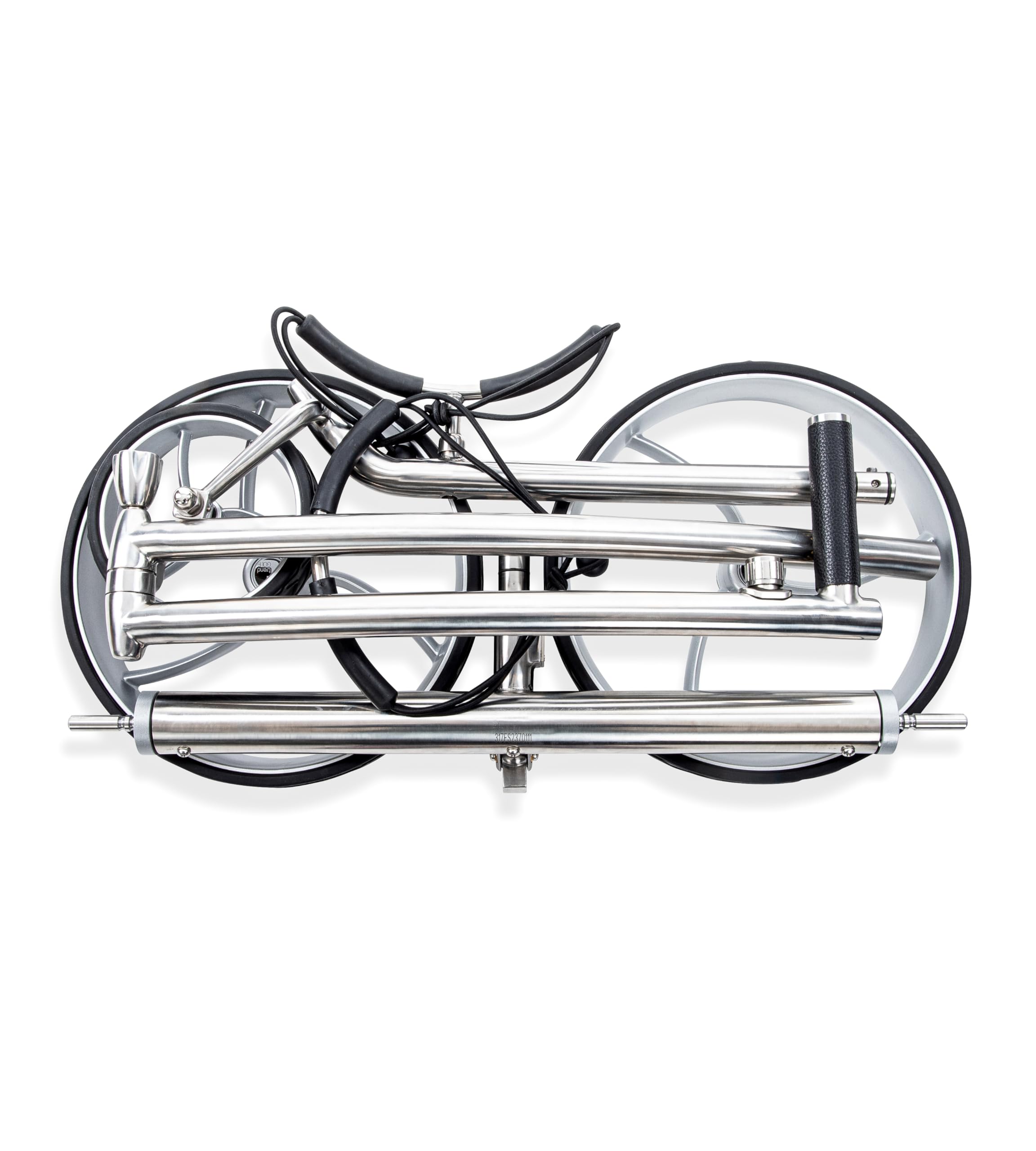 Elektro Golf Trolley Streaker Silber, mit aktiver Bergabfahrbremse