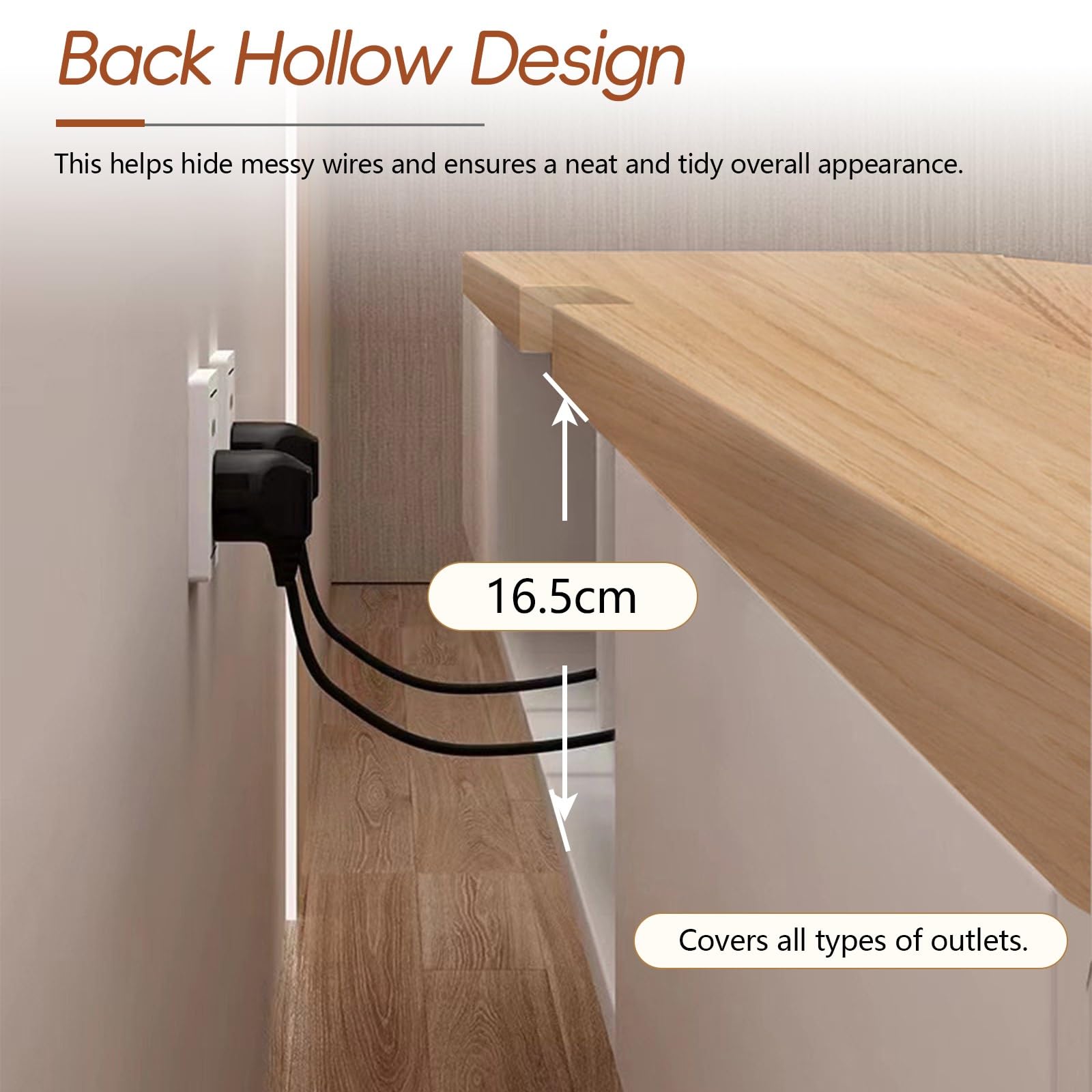 Meuble TV moderne en noyer noir avec tiroirs de rangement, meuble de divertissement mural en bois pour salon, chambre à coucher, bureau - 140-200 cm (blanc et 120 cm)