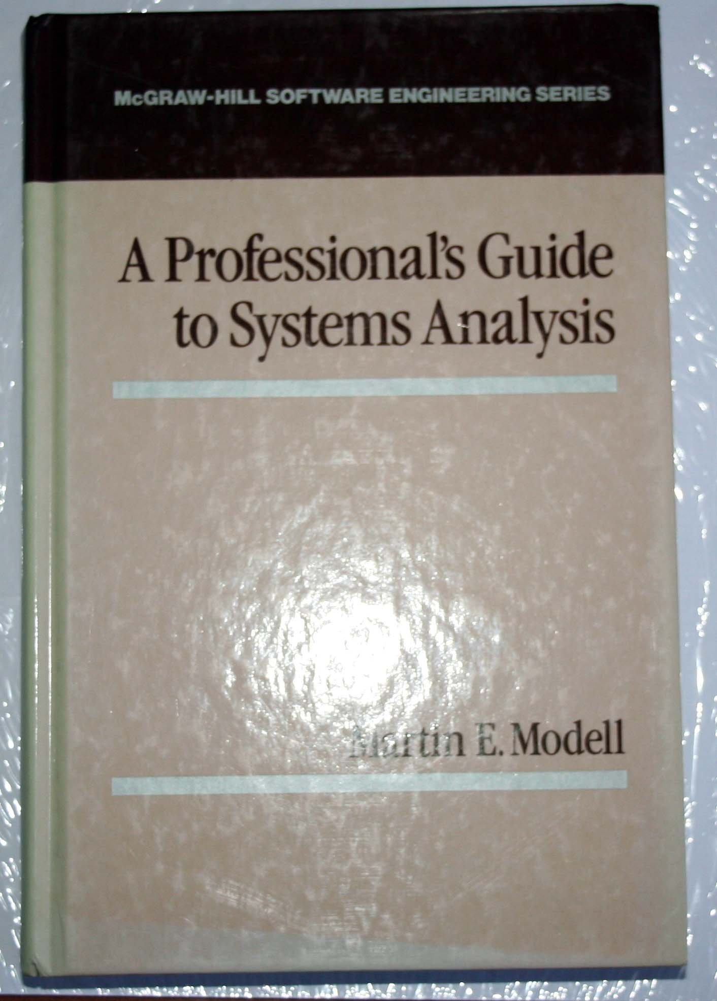 Professional's Guide to Systems Analysis (MCGRAW HILL SOFTWARE ENGINEERING SERIES)