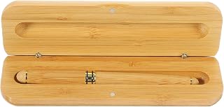 Alipis Wood Fountain Pen Set 2pcs with Box, Smooth Calligraphy Exercise Pens, Portable Small Multi-function Writing Tools for Beginners and Office Use