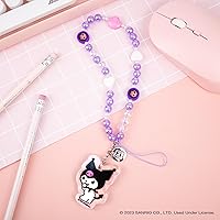 Vista 3 de iFace - Pulsera de cuentas de Hello Kitty y sus amigos - Correa universal para teléfono con dije, bonita cadena para muñeca, cordón estético