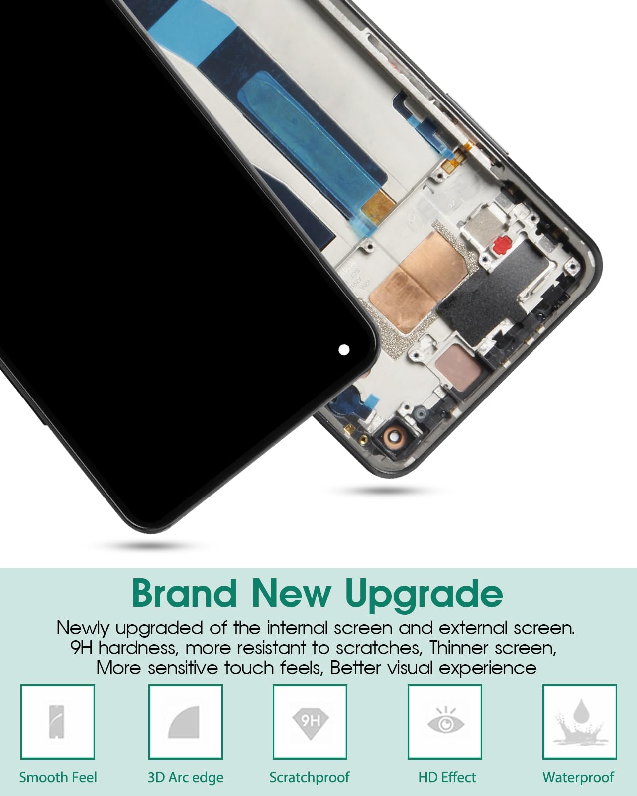 Display LCD/OLED Originale Per Xiaomi Mi 9 / 10 / 11 / T / Lite 5G - Con O Senza Telaio, Nuovo!