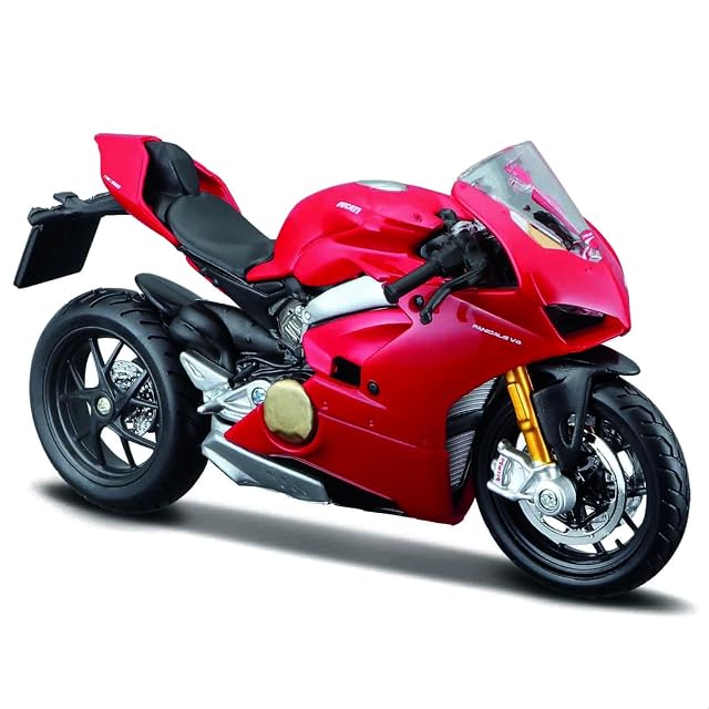 Bburago - Ducati Panigale V4, Moto Diecast a Escala 1:18, réplica Detallada de la Superbike Italiana, Modelo…