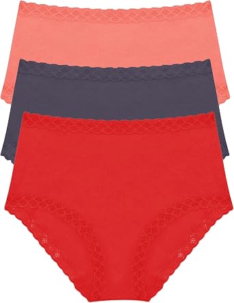 Natori Womens Bliss Full Brief 3-Pack