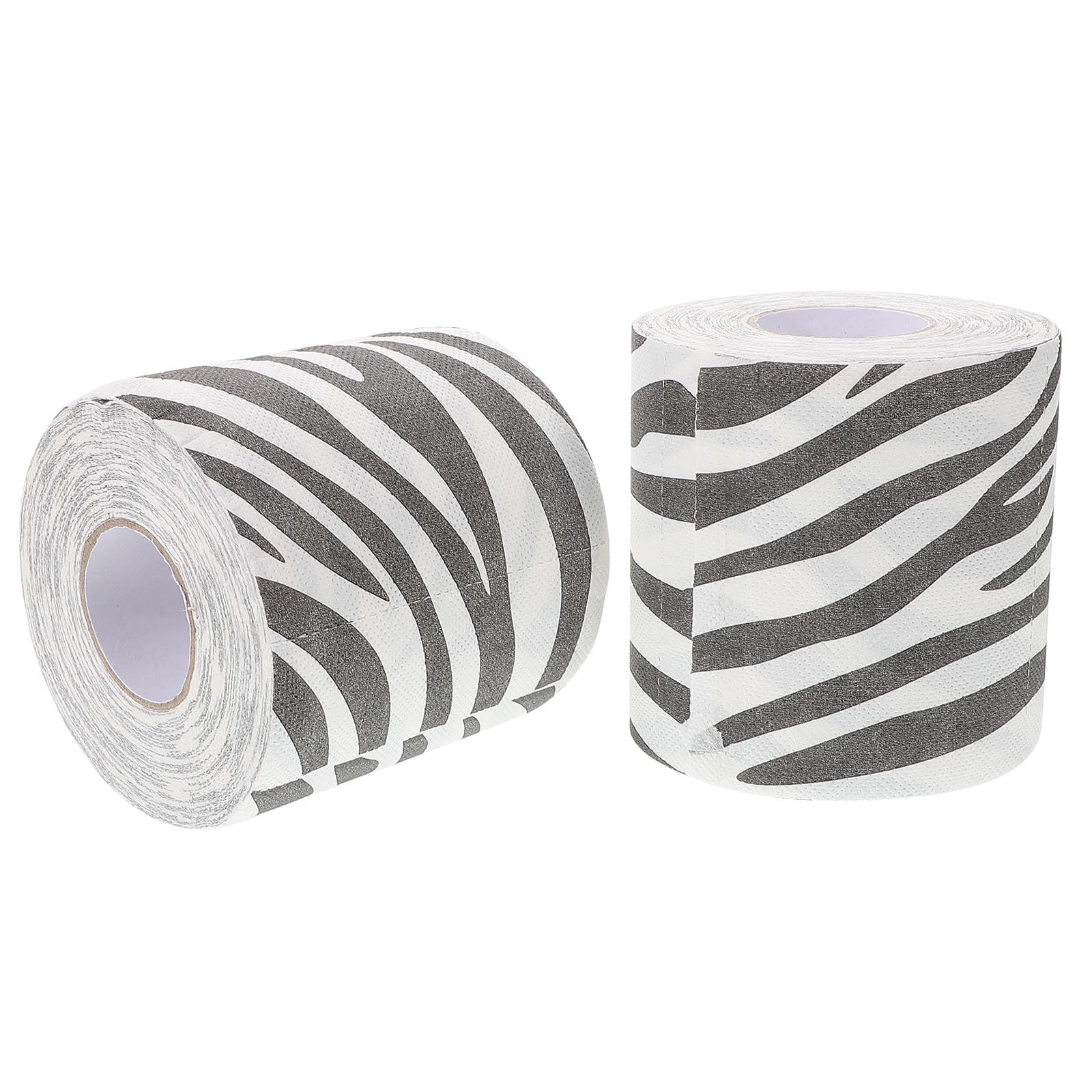Papel higiénico de cebra 3D que decora tu baño soso con textura avanzada