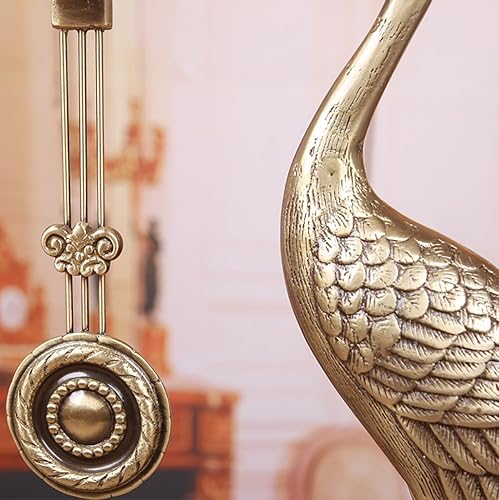 Miniatura 6 de Retro MantelMantle Rhythm Reloj Grúa Sala Escritorio Estante Relojes Decoración