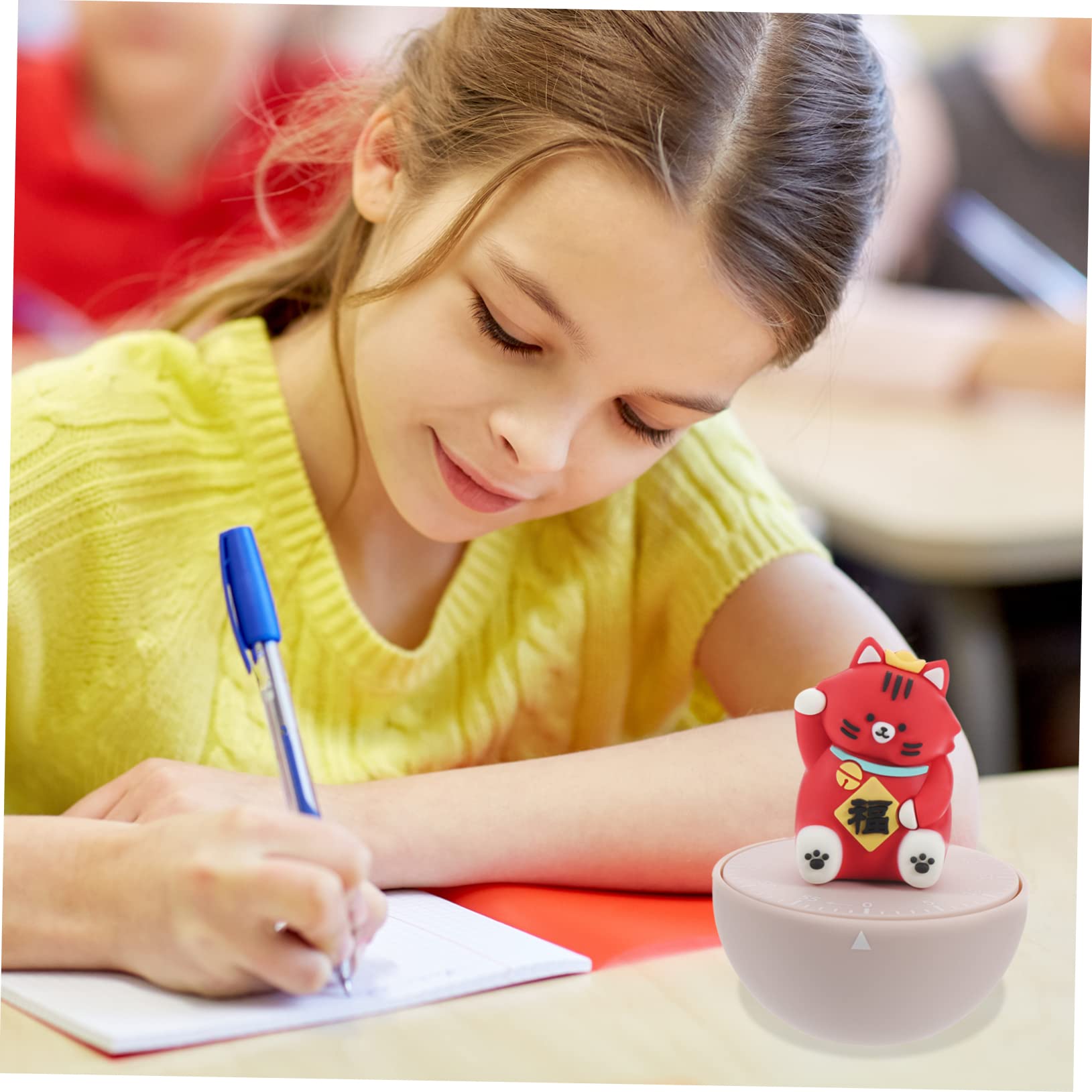 2 Pz Gestore Del Tempo Adorabile Timer Dispositivo Temporizzatore Timer Da Cucina Rumoroso Timer Da Cucina Dei Cartoni Animati Sveglia Per Bambini Timer Meccanico Da Cucina Abs， PRETYZOOM